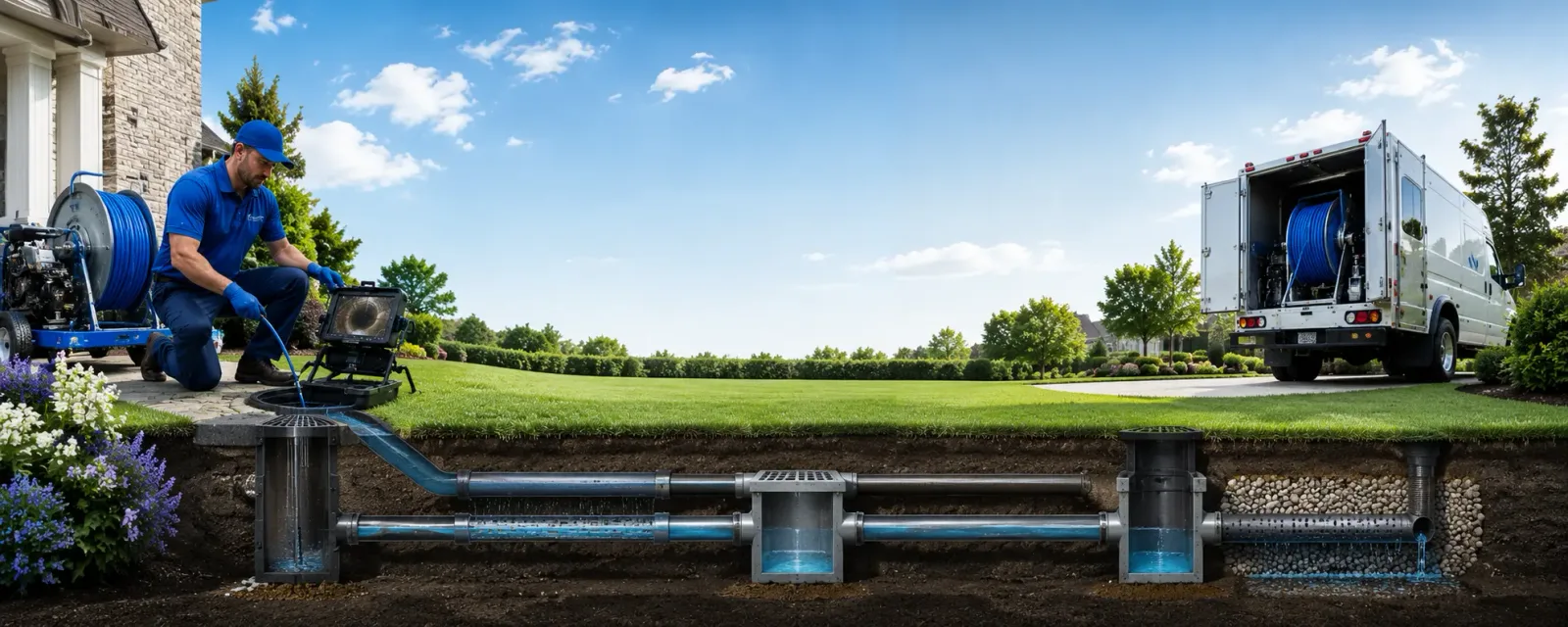 Outdoor drain cleaning information for Perrinton, MI