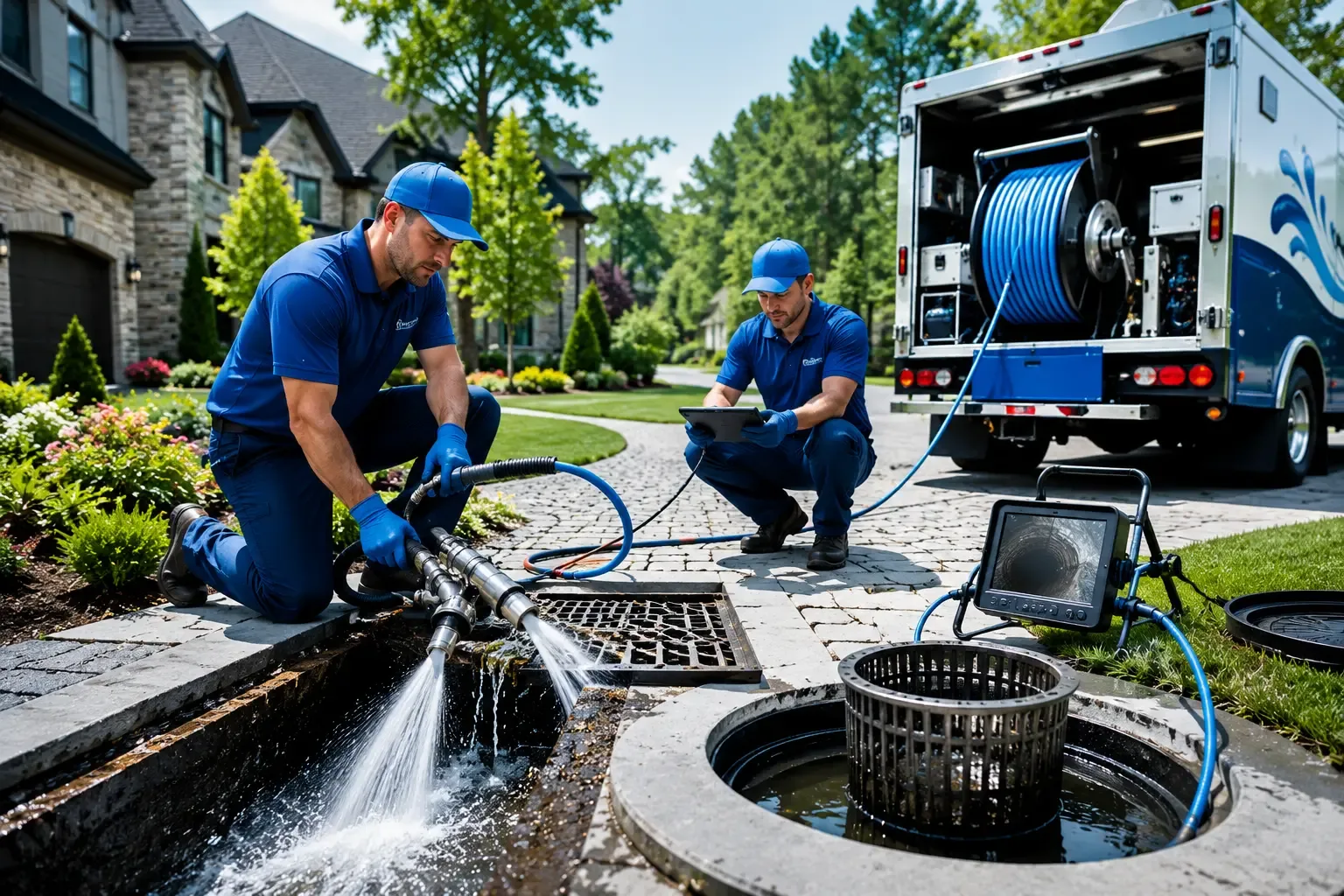Local outdoor drain cleaning professionals in Perrinton, MI